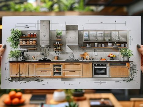 Projektowanie kuchni krok po kroku – jaki blat do jakiego frontu?